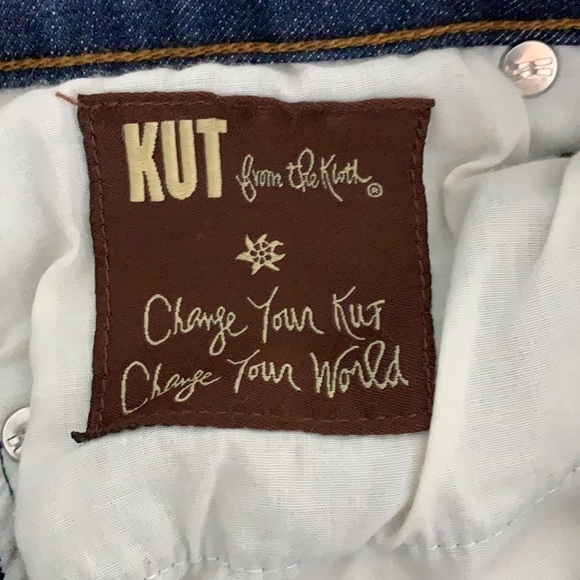 Kut from the Kloth soft cotton, touch of stretch skinny straight ankle jeans EUC - Picture 5 of 7